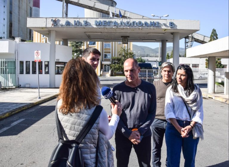 Γ. Βαρουφάκης: Να καταργηθεί το χρηματιστήριο ενέργειας – Συνάντηση με εργαζόμενους της ΔΕΗ