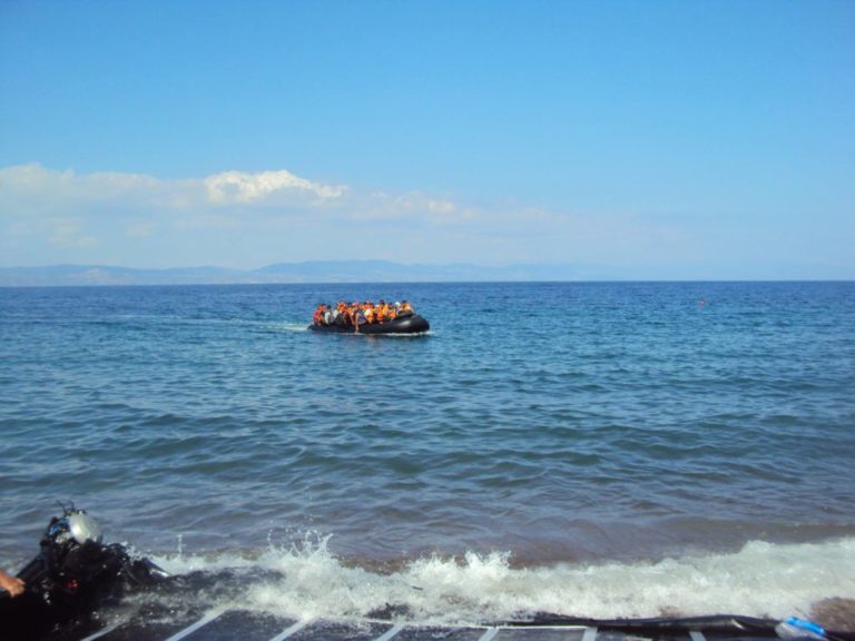 Εντοπισμός από drone και διάσωση μεταναστών νοτίως της Γαύδου