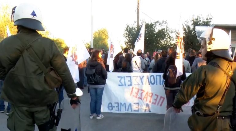Θεσσαλονίκη: Απεργιακή συγκέντρωση στις εγκαταστάσεις της «Μαλαματίνα» στο Καλοχώρι (video)