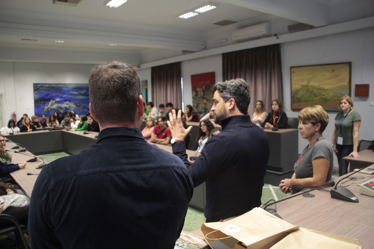 Χανιά: Υποδοχή μαθητών και εκπαιδευτικών από το πρόγραμμα ERASMUS στο Δημαρχείο