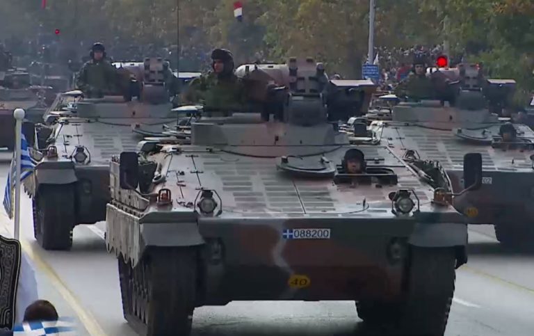 28η Οκτωβρίου – Βίντεο: Τα νέα τεθωρακισμένα Marder στην πρώτη τους εμφάνιση στην στρατιωτική παρέλαση της Θεσσαλονίκης