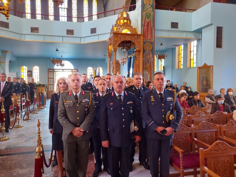 Η Ελληνική Αστυνομία τίμησε τον προστάτη της Αίγιο Αρτέμιο