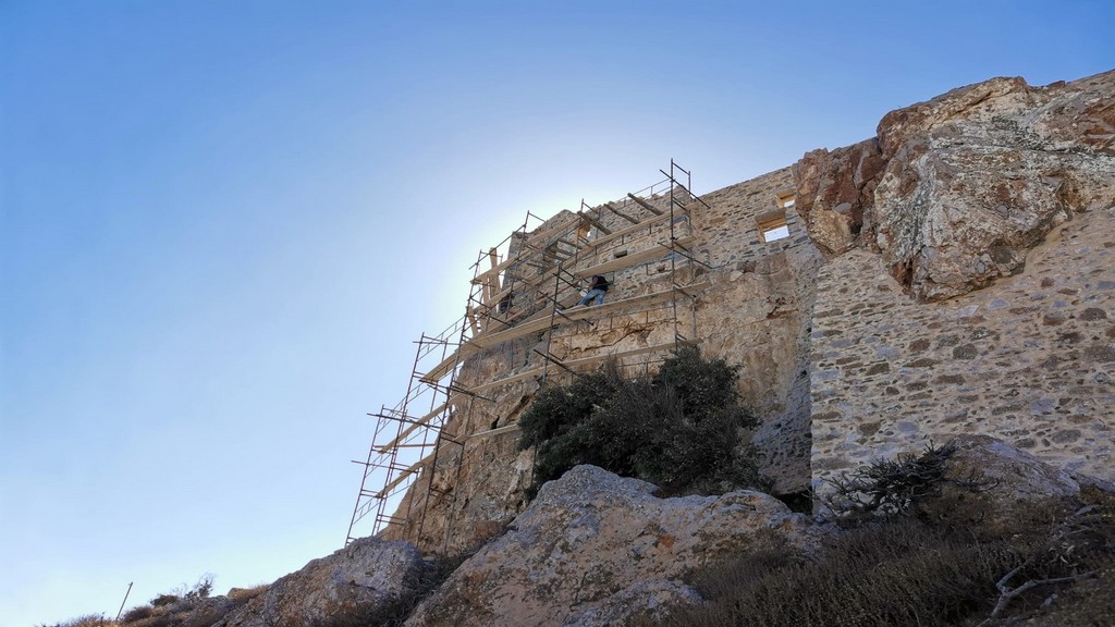 Προχωρούν οι εργασίες αναστήλωσης του Κάστρου της Αστυπάλαιας