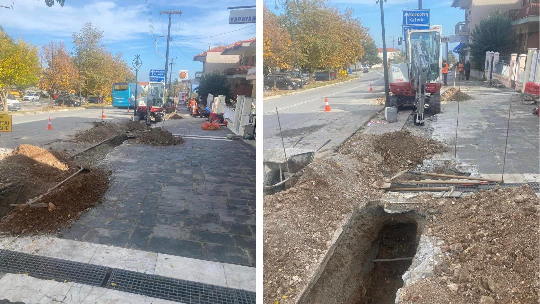 Ξεκίνησε το έργο υπογειοποίησης των καλωδίων στο Λιτόχωρο