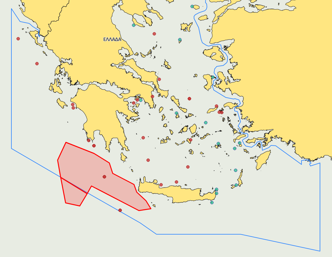Εκδόθηκε νέα Νavtex δυτικά-νοτιοδυτικά της Κρήτης – Επέκταση των ενεργειακών ερευνών