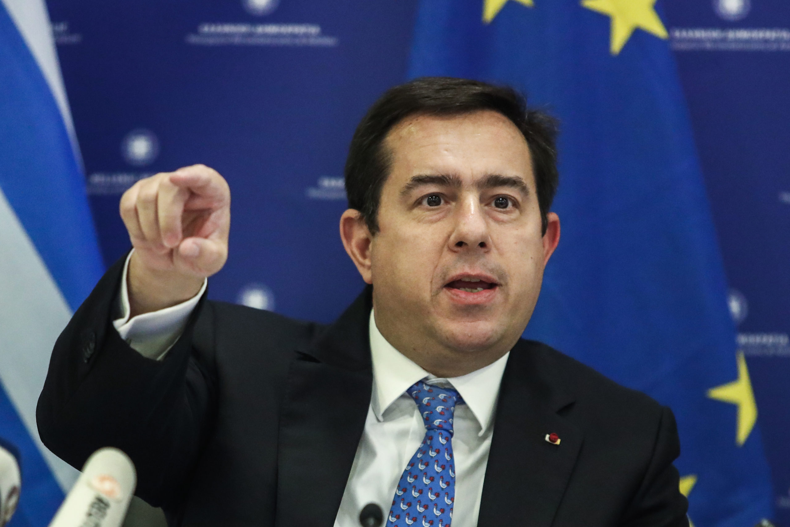 ΥΝΕΝΤΕΥΞΗ ΤΥΠΟΥ ΤΟΥ ΥΠ. ΜΕΤΑΝΑΣΤΕΥΣΗΣ ΚΑΙ ΑΣΥΛΟΥ ΝΟΤΗ ΜΗΤΑΡΑΚΗ(ΓΙΑΝΝΗΣ ΠΑΝΑΓΟΠΟΥΛΟΣ/EUROKINISSI)