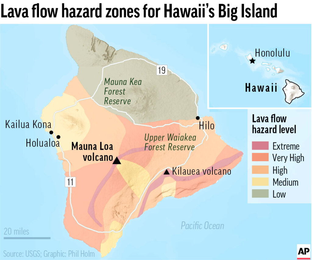 Χαβάη: Εξερράγη το ηφαίστειο Μάουνα Λόα, το μεγαλύτερο ενεργό στον κόσμο – Εντυπωσιακές φωτογραφίες