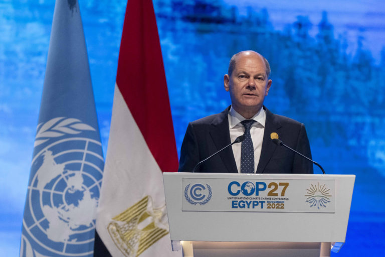 Όλαφ Σολτς στην COP27: Στόχος του να προωθήσει τη δημιουργία μίας Διεθνούς Λέσχης για το κλίμα