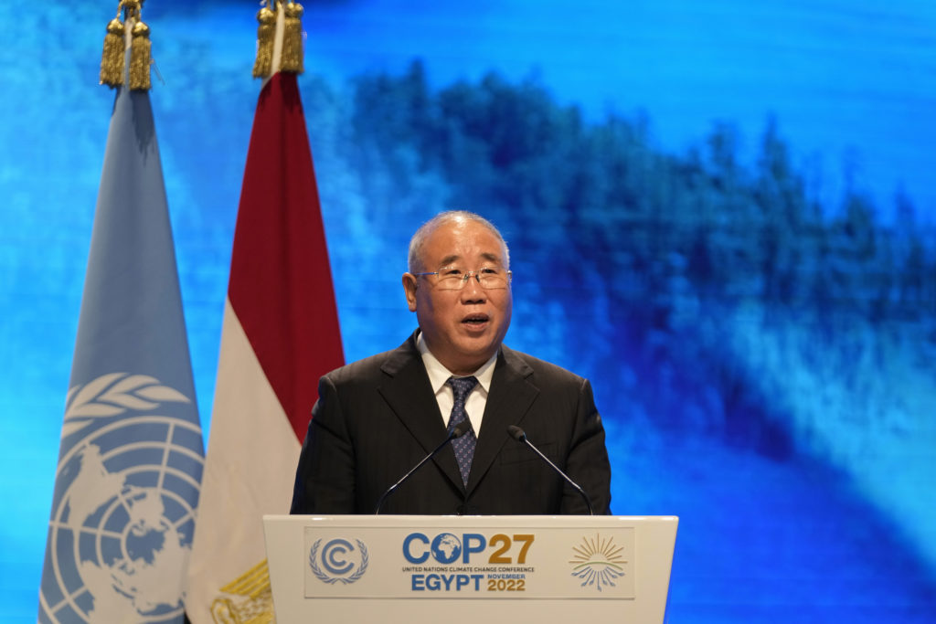Η Κίνα επιβεβαιώνει τη συλλογική της δέσμευση για το κλίμα, αν και δεν πήγε στην COP27 ο πρόεδρός της