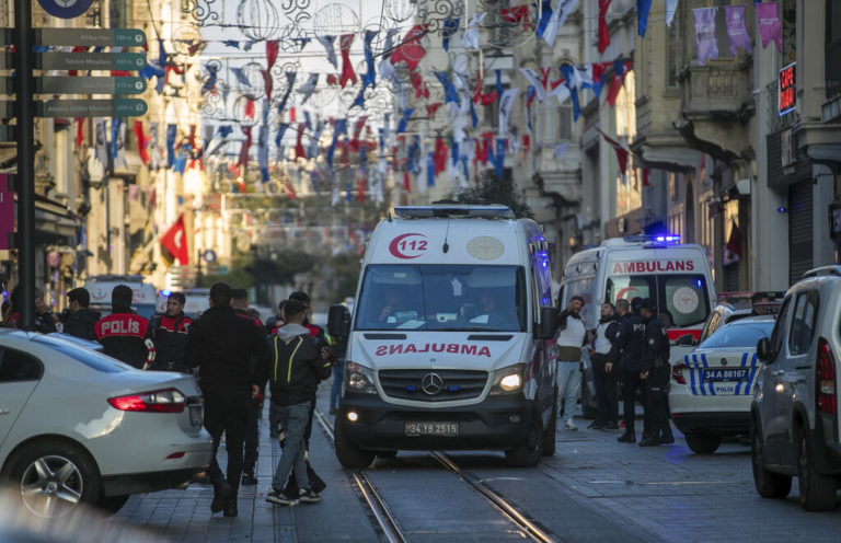 Κωνσταντινούπολη: Η γυναίκα που τοποθέτησε τη βόμβα είναι από τη Συρία και έδρασε για το PKK, λέει η αστυνομία