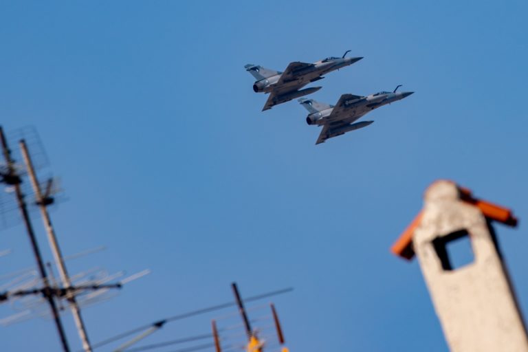 Διελεύσεις F-16 και Rafale σήμερα στις 12:00 πάνω από το Τατόι