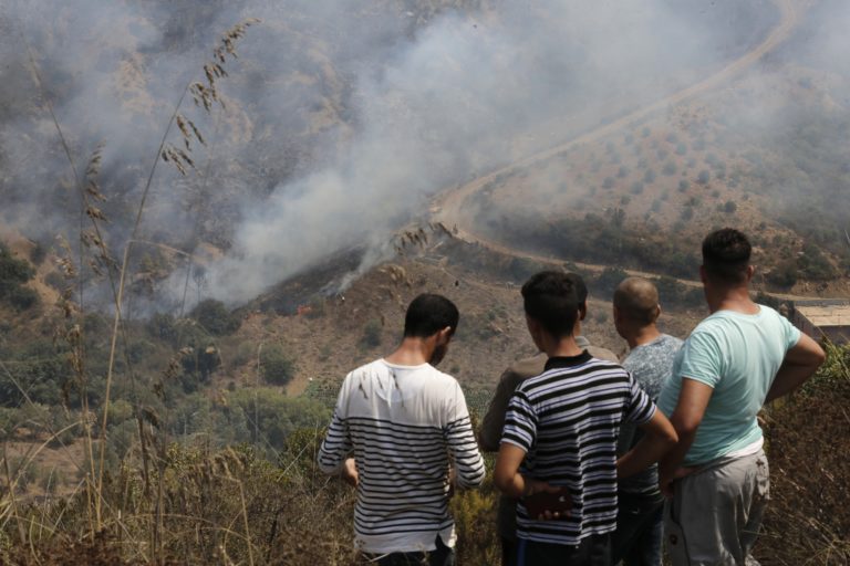 Αλγερία: Μάστιγα οι πυρκαγιές σε δασικές και αστικές περιοχές της χώρας