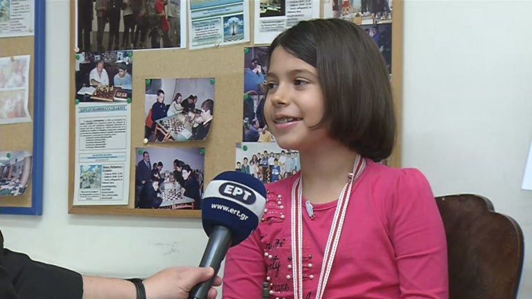Η Μαριάντα Λάμπου είναι 9 ετών και είναι πρωταθλήτρια στο σκάκι