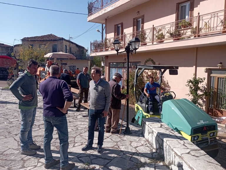 Παρεμβάσεις σε δρόμους οικισμών της Ορεινής Ολυμπίας