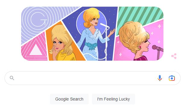 Την τραγουδίστρια Dusty Springfield τιμά η Google με το σημερινό της doodle