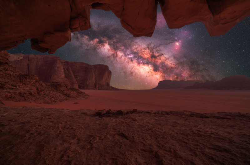 Φωτογράφος απαθανατίζει τον πανέμορφο νυχτερινό ουρανό της Ιορδανίας