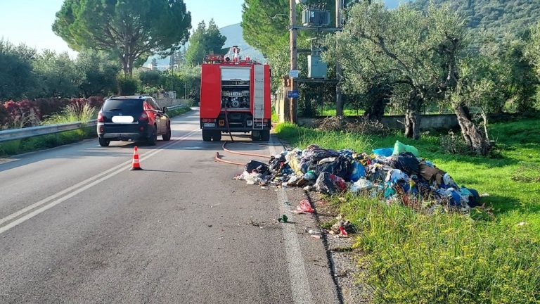 Ζάκυνθος: Πήραν φωτιά σκουπίδια εντός απορριμματοφόρου – Χωρίς πυροσβεστήρα το όχημα