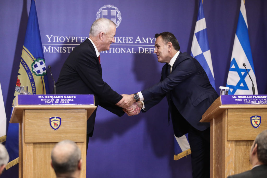 Συνάντηση Ν. Παναγιωτόπουλου – Μ. Γκαντζ: Ελλάδα και Ισραήλ έχουν στρατηγική σχέση και κοινούς σκοπούς