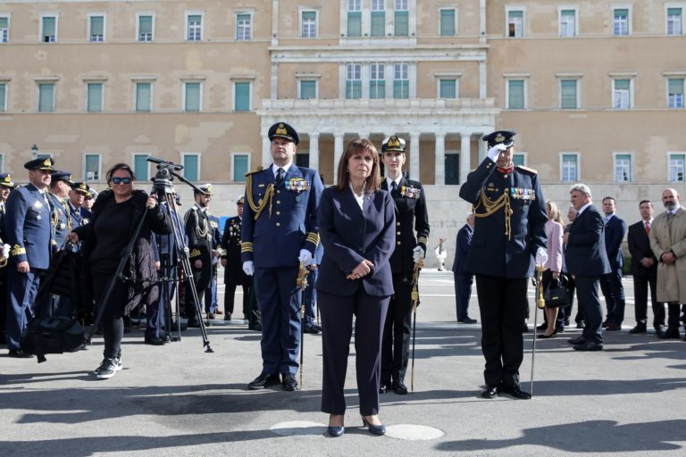 Ημέρα των Ενόπλων Δυνάμεων – Kατάθεση στεφάνου και δήλωση της ΠτΔ