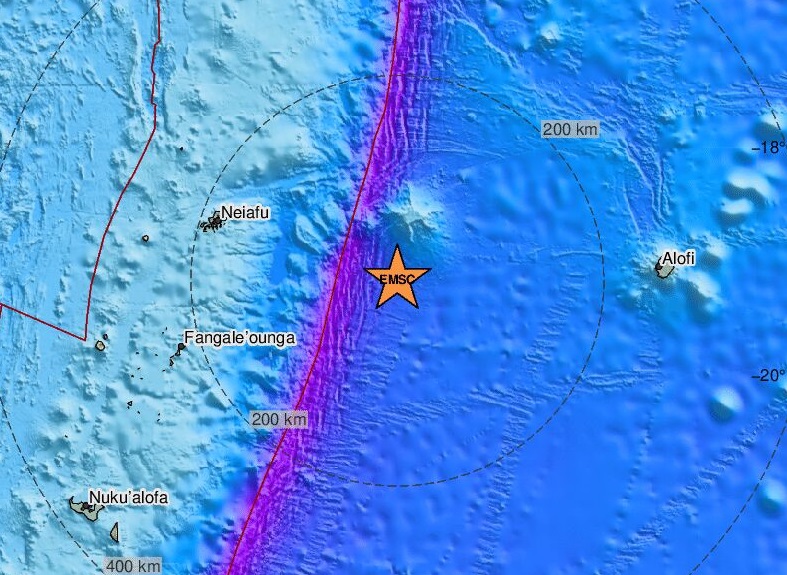 Ισχυρός σεισμός 7,3 Ρίχτερ στην Τόνγκα – Προειδοποίηση για τσουνάμι