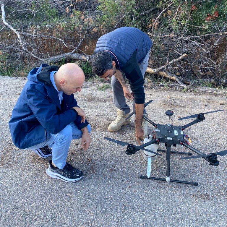 Αναδάσωση στα Γεράνεια Όρη με τη χρήση drone