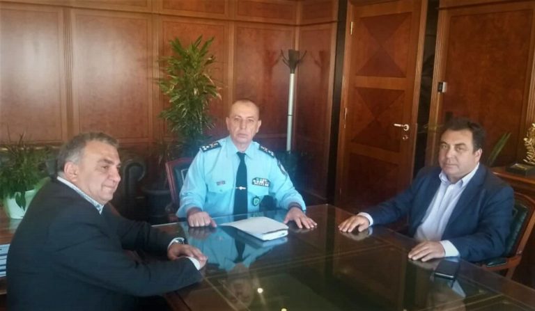 Συνάντηση Δημάρχου Πύργου με τον Aρχηγό της ΕΛ.ΑΣ.