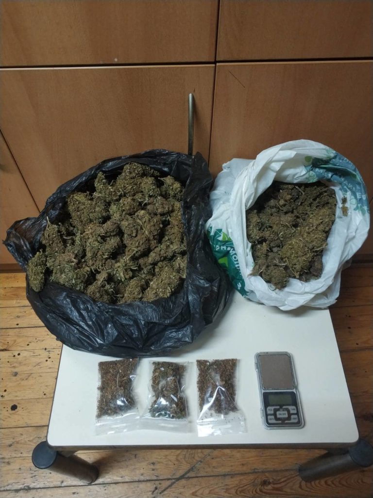 Σύλληψη Ρεθυμνιώτη στον Μυλοπόταμο – Κατασχέθηκε σχεδόν 1,5 κιλό κάνναβης