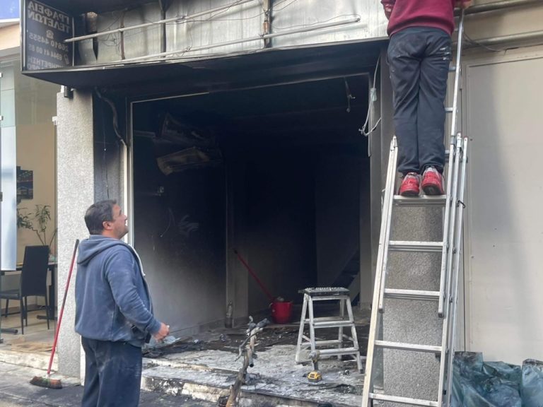Κέρκυρα: Φωτιά προκάλεσε ζημιές σε γραφείο τελετών