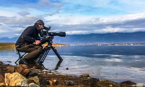 Ο Γιώργος Μπλόνσκι του «National Geographic» φωτογραφίζει την Κερκίνη