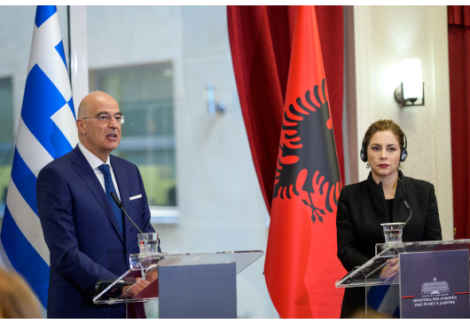 Νέο μήνυμα Ν. Δένδια σε Τουρκία από Αλβανία: Αναθεωρητικές δυνάμεις θέλουν να επηρεάσουν τα Δ. Βαλκάνια