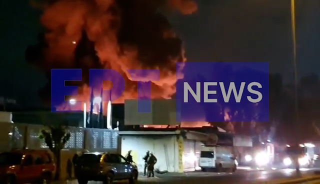 Φωτιά σε κατάστημα ελαστικών στον Ασπρόπυργο – Κάηκε λεωφορείο του ΟΑΣΑ — Αποκλειστικά βίντεο ΕΡΤ