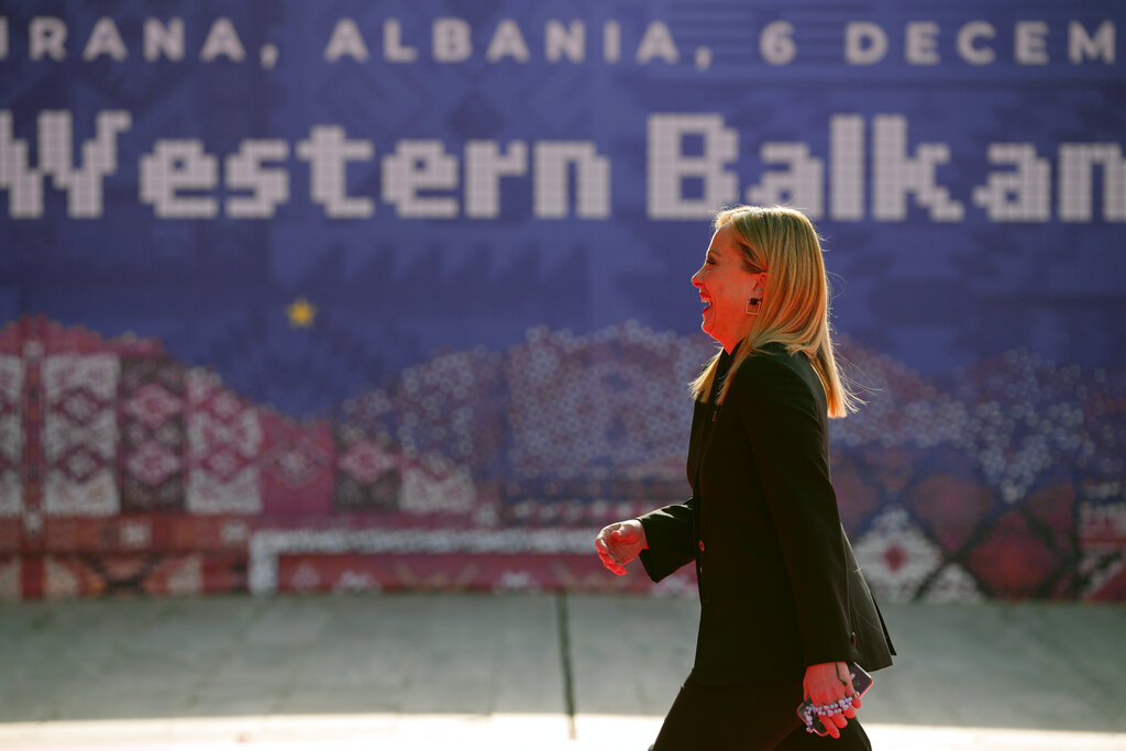 Τζόρτζια Μελόνι στα Τίρανα: Μεγάλη η ευθύνη μας προς τα Δυτικά Βαλκάνια, μπορείτε να βασιστείτε στην Ιταλία