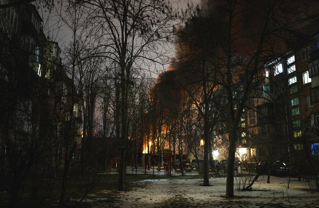 Πολλαπλές εκρήξεις στο Κίεβο – Ήχησαν σειρήνες