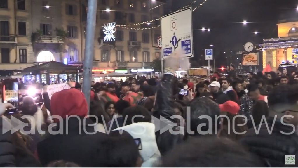 Ξέφρενοι πανηγυρισμοί Μαροκινών σε Μπουένος Άϊρες και Μιλάνο (video)