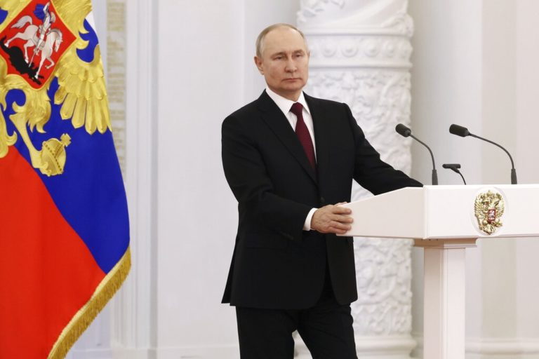 Παραδοχή Πούτιν: Η κατάσταση στις 4 προσαρτημένες περιοχές είναι εξαιρετικά δύσκολη