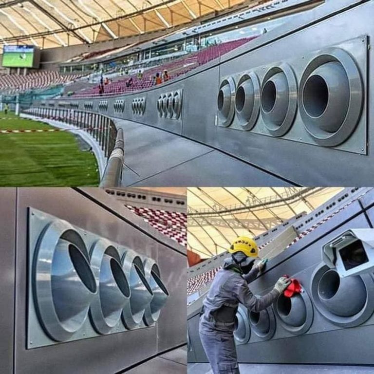 Φουτουριστικές εικόνες με τεράστια κλιματιστικά στα γήπεδα του Κατάρ