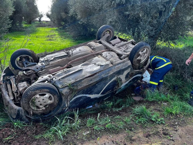 Ηλεία: Τραυματίας από εκτροπή αυτοκινήτου στο δρόμο Γαστούνης – Ρουπακίου
