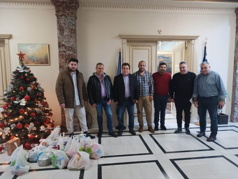 Δωρεά τροφίμων στον Δήμο Πύργου