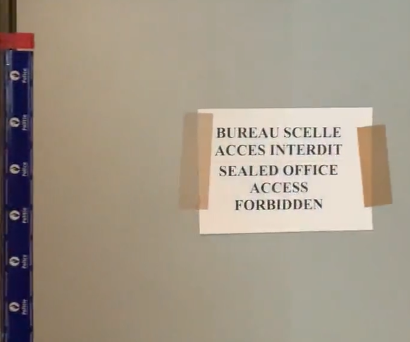 Σφραγισμένο το γραφείο της Εύας Καϊλή στις Βρυξέλλες (video)