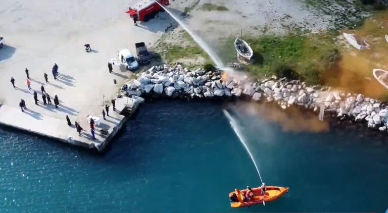 Πυροσβεστικό σκάφος απέκτησε η Πολιτική Προστασία του δήμου Β. Κέρκυρας