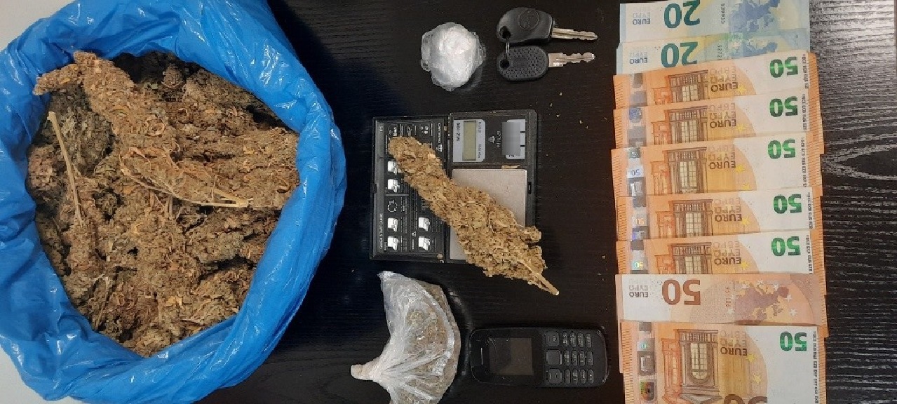 Ηράκλειο: Συνελήφθη με μισό κιλό κάνναβη και με κοκαΐνη