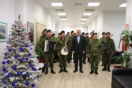 Κομοτηνή: Πρωτοχρονιάτικα κάλαντα και ευχές στον Περιφερειάρχη ΑΜΘ