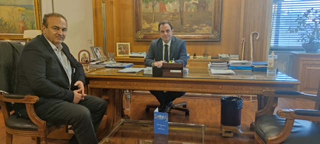 Φλώρινα: Συνάντηση Γ. Αντωνιάδη με τον Υπουργό Αγροτικής Ανάπτυξης για αποζημιώσεις αγροτών