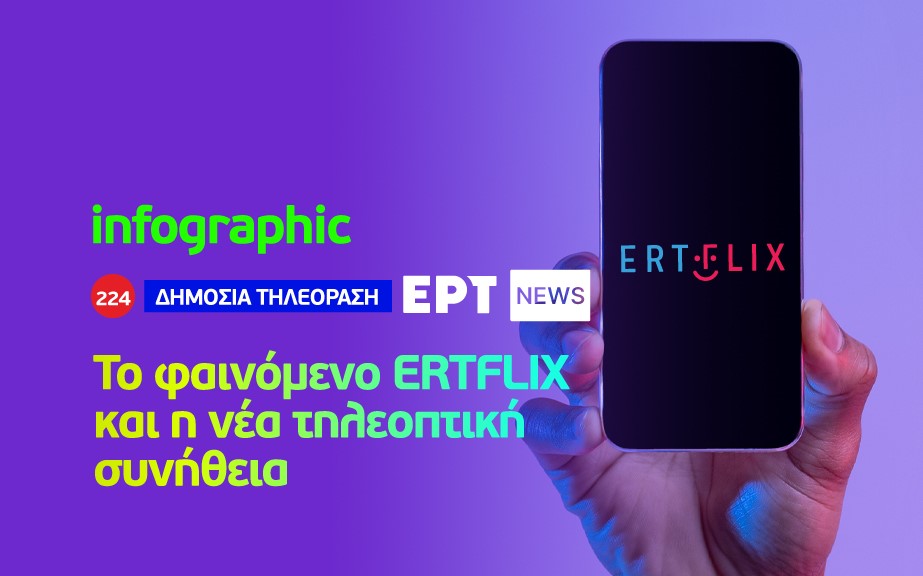 Infographic: Το φαινόμενο ERTFLIX και η νέα τηλεοπτική συνήθεια