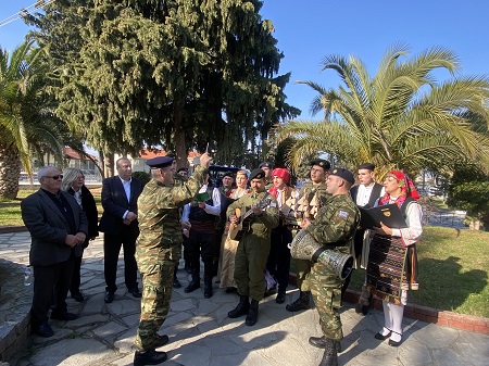 Ξάνθη:Παραμονές  Πρωτοχρονιάς με την μπάντα του Δ’ Σώματος Στρατού στον  Δήμο Τοπείρου
