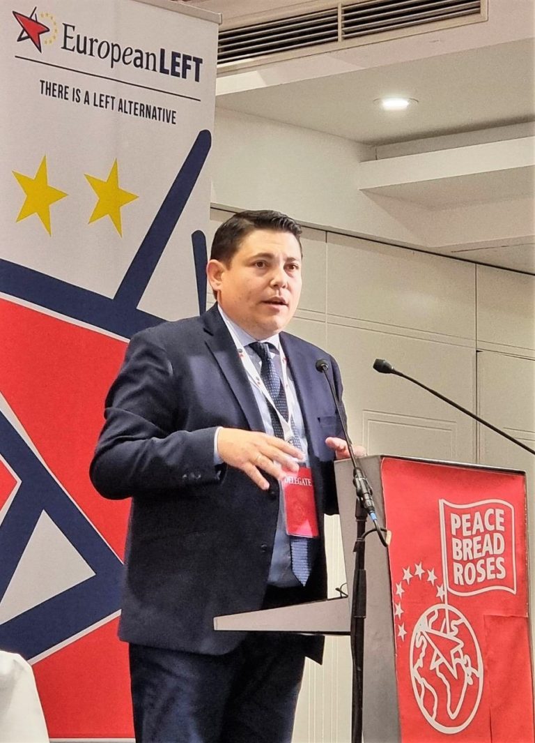 Νέος Αντιπρόεδρος της Ευρωπαϊκής Αριστεράς ο βουλευτής Λέσβου Γ. Μπουρνούς