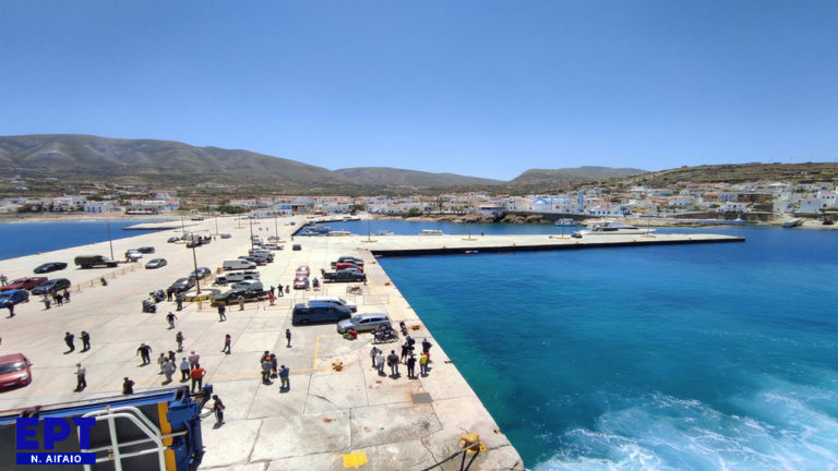 Δεν προσέγγισε λόγω κακοκαιρίας στα λιμάνια της Κάσου και της Χάλκης το “Πρέβελης”