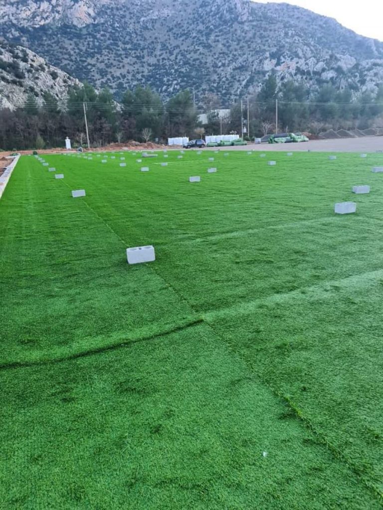 “Πρασίνισε “το ενωσιακό γήπεδο ποδοσφαίρου της Νεστάνης Αρκαδίας