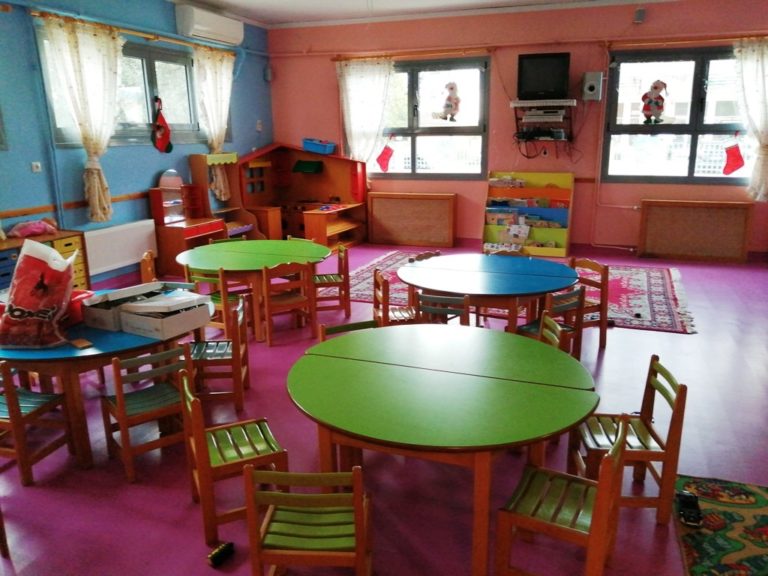 Λέσβος: Εργασίες ανακατασκευής στον Παιδικό Σταθμό Καλλονής