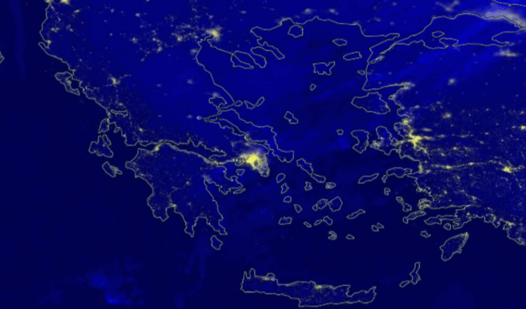 Τα Χριστούγεννα στην Ελλάδα από δορυφόρο – Γιορτινές φωταψίες όπως τις κατέγραψε η ΝΑSΑ